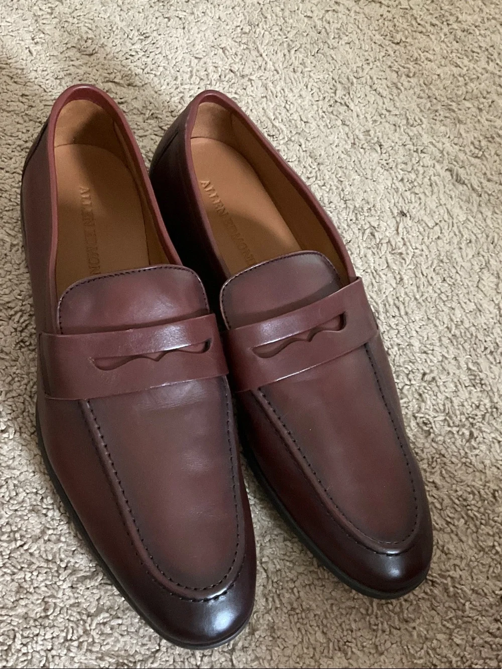 Allen Edmonds Brown Leather Penny Loafer